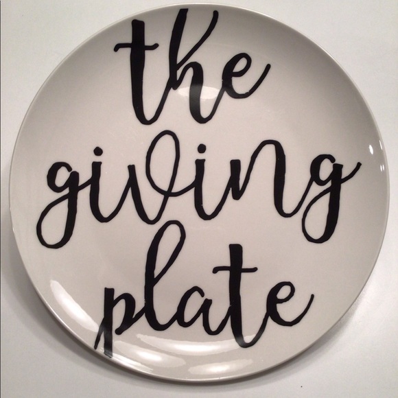Other - The Giving Plate Ceramic Friends & Family Dish Cookie Appetizer